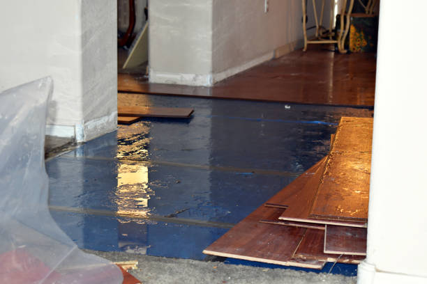 Professional Sewage Cleanup technician working in Three Rivers, TX